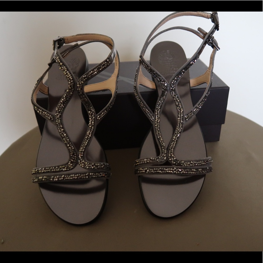 Vince Camuto ankle strap flat sandals